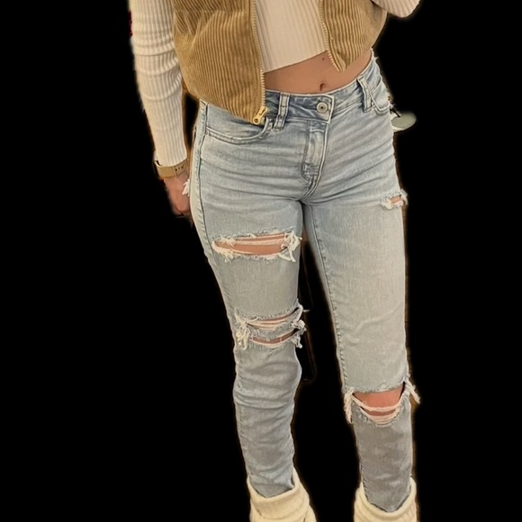 AE Distressed Hi Rise Jeggings - Picture 11 of 11